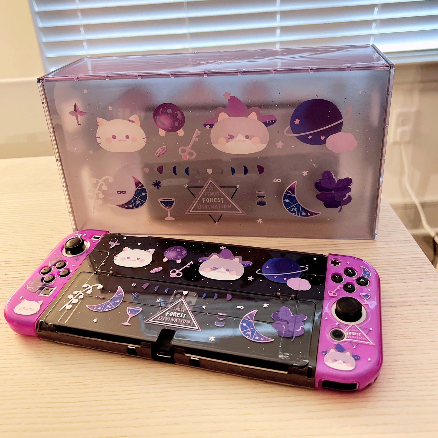 Acrylic Clear Dust Box Cover for Nintendo Switch and Switch OLED Dock