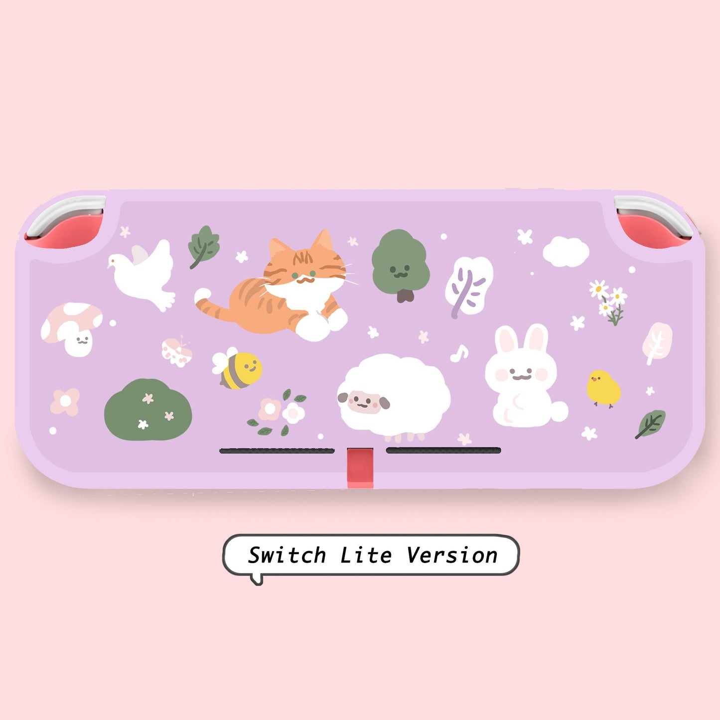 Whiskers & Blooms Case for Nintendo Switch 2, Switch, Switch Oled and Lite