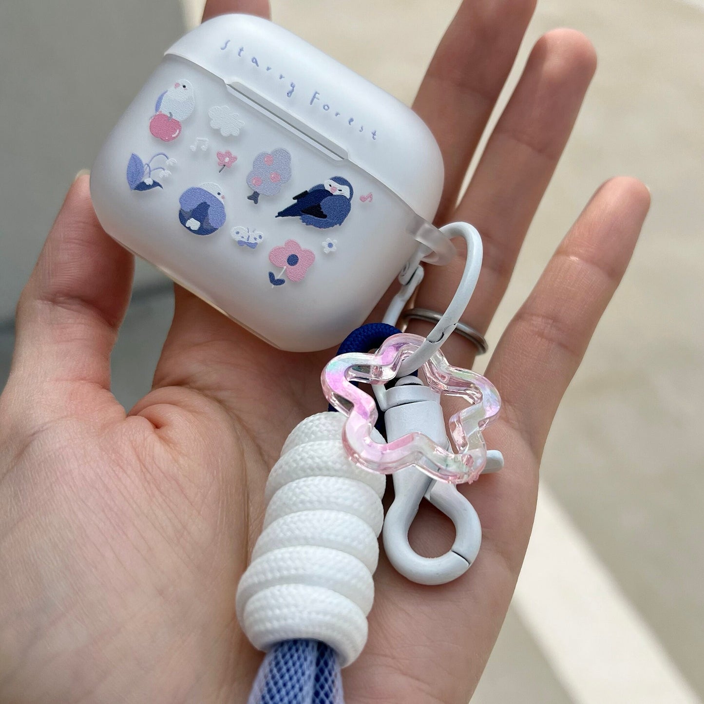 Blue Birds Case for AirPods