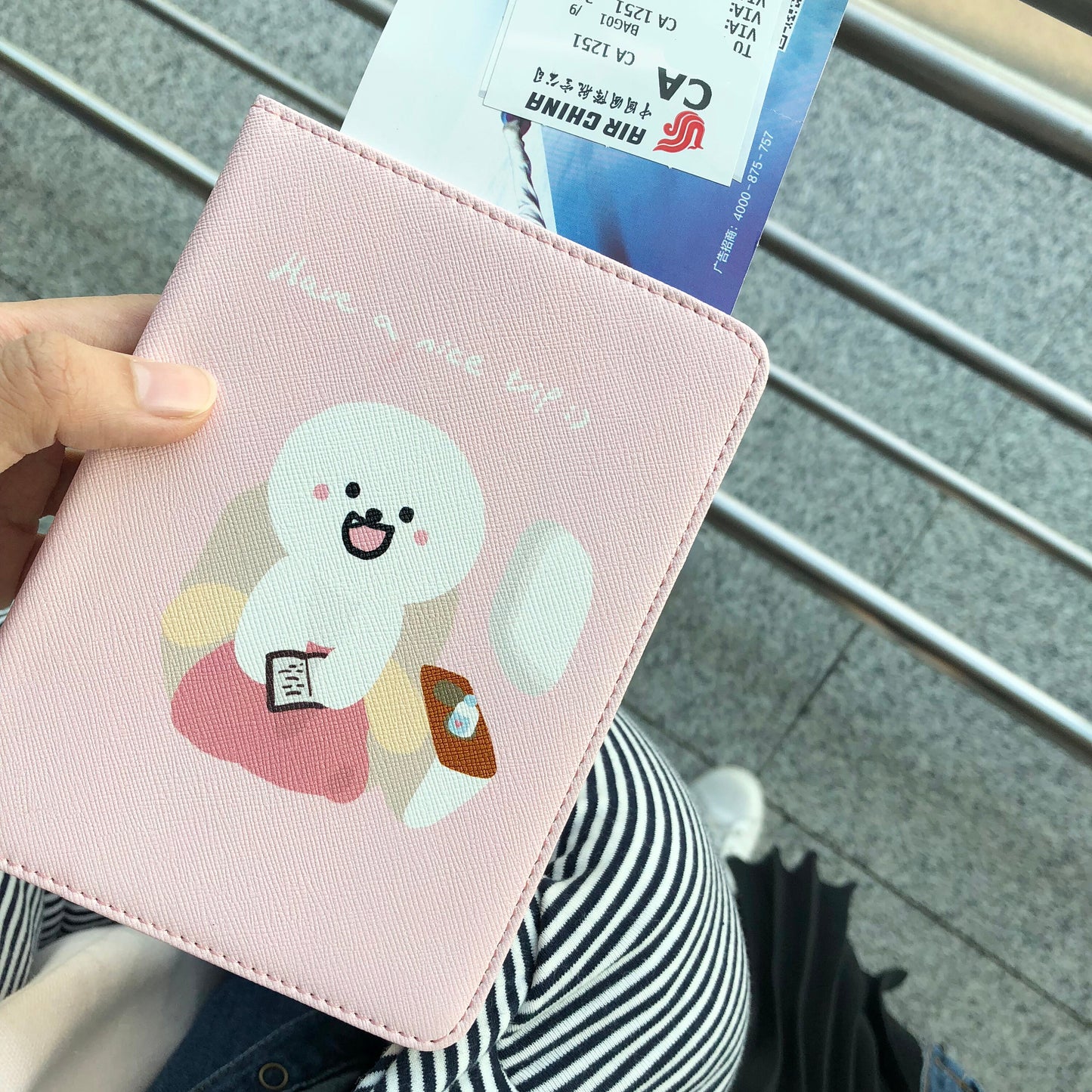 Have A Nice Trip! Passport Holder