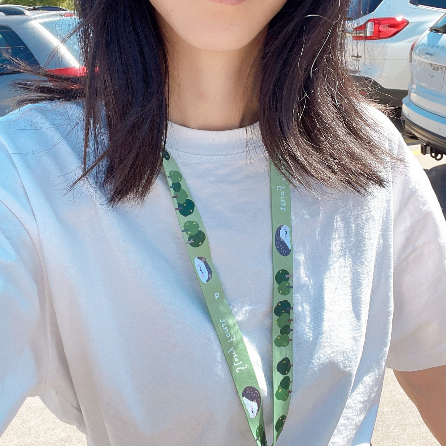 Rabbit Hedgehog Lanyard