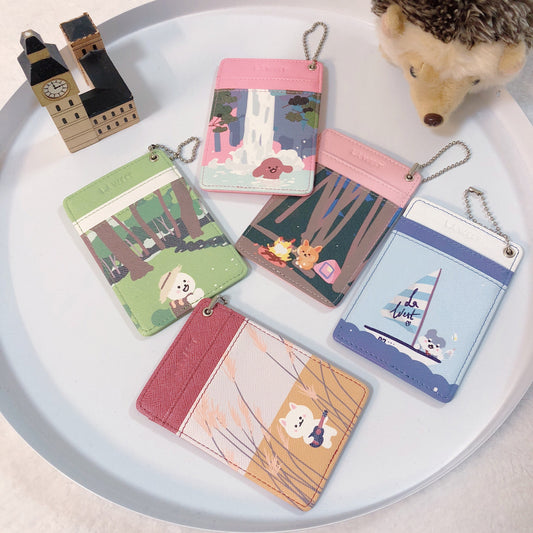 Cute Dogs Wallet Mini Card Holder