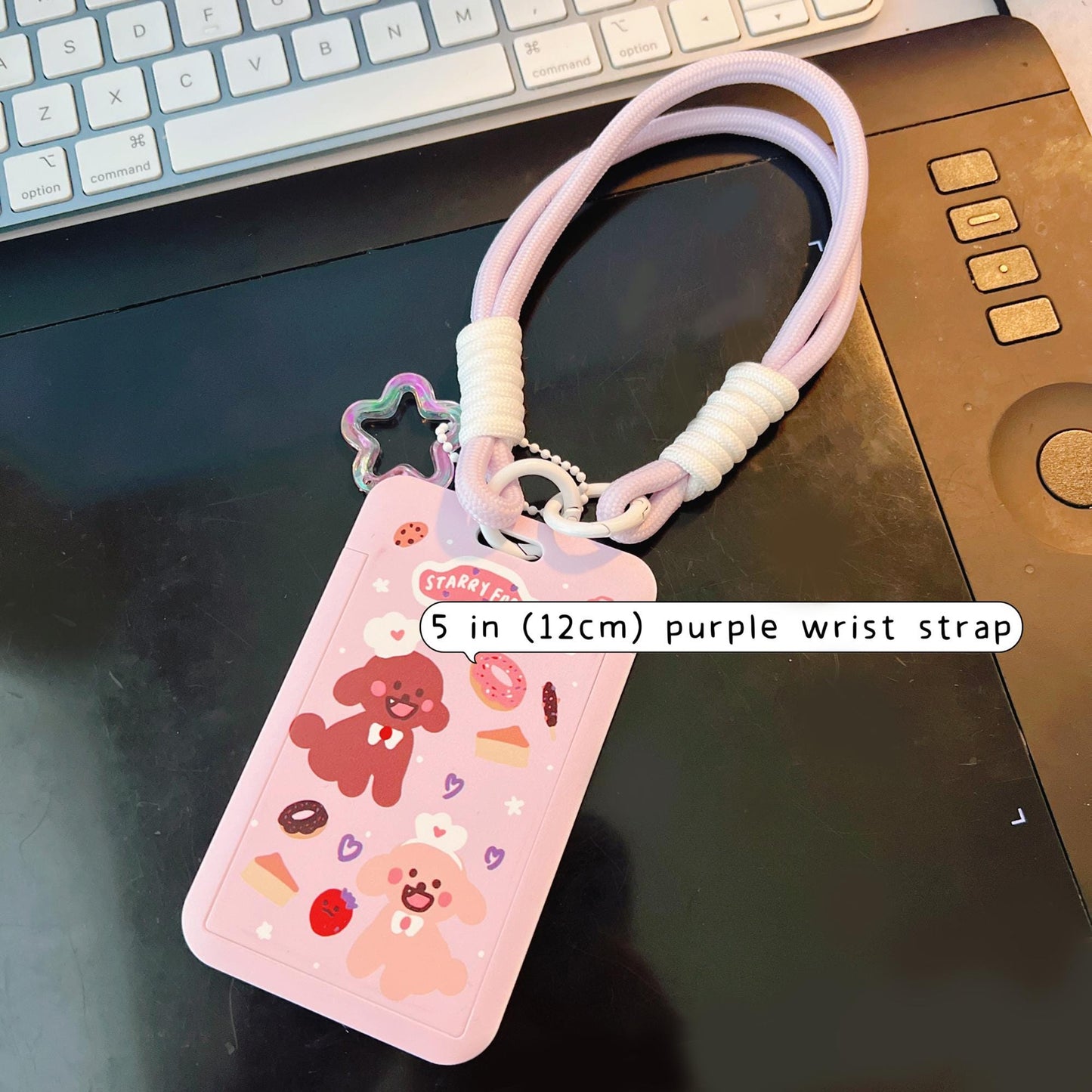 Poodle Bakery ID Badge Holder with Lanyard