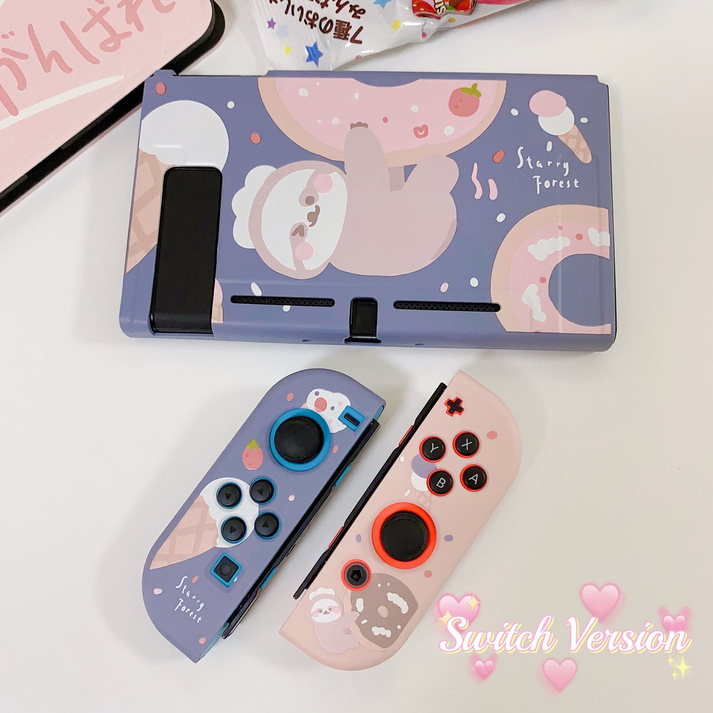 Sloth Doughnut Case for Nintendo Switch Oled, Switch and Lite