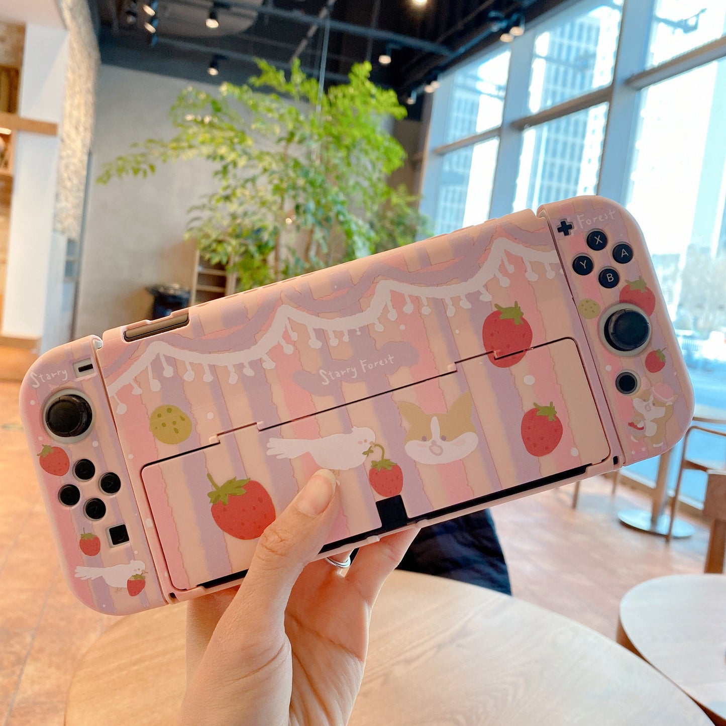 Strawberry Corgi Case for Nintendo Switch 2, Switch, Switch Oled and Lite