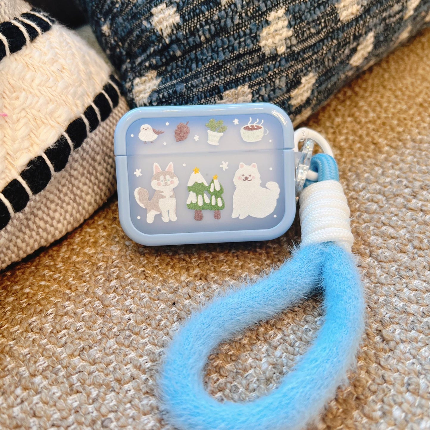 Winter Sled Dogs Cute Case for AirPods