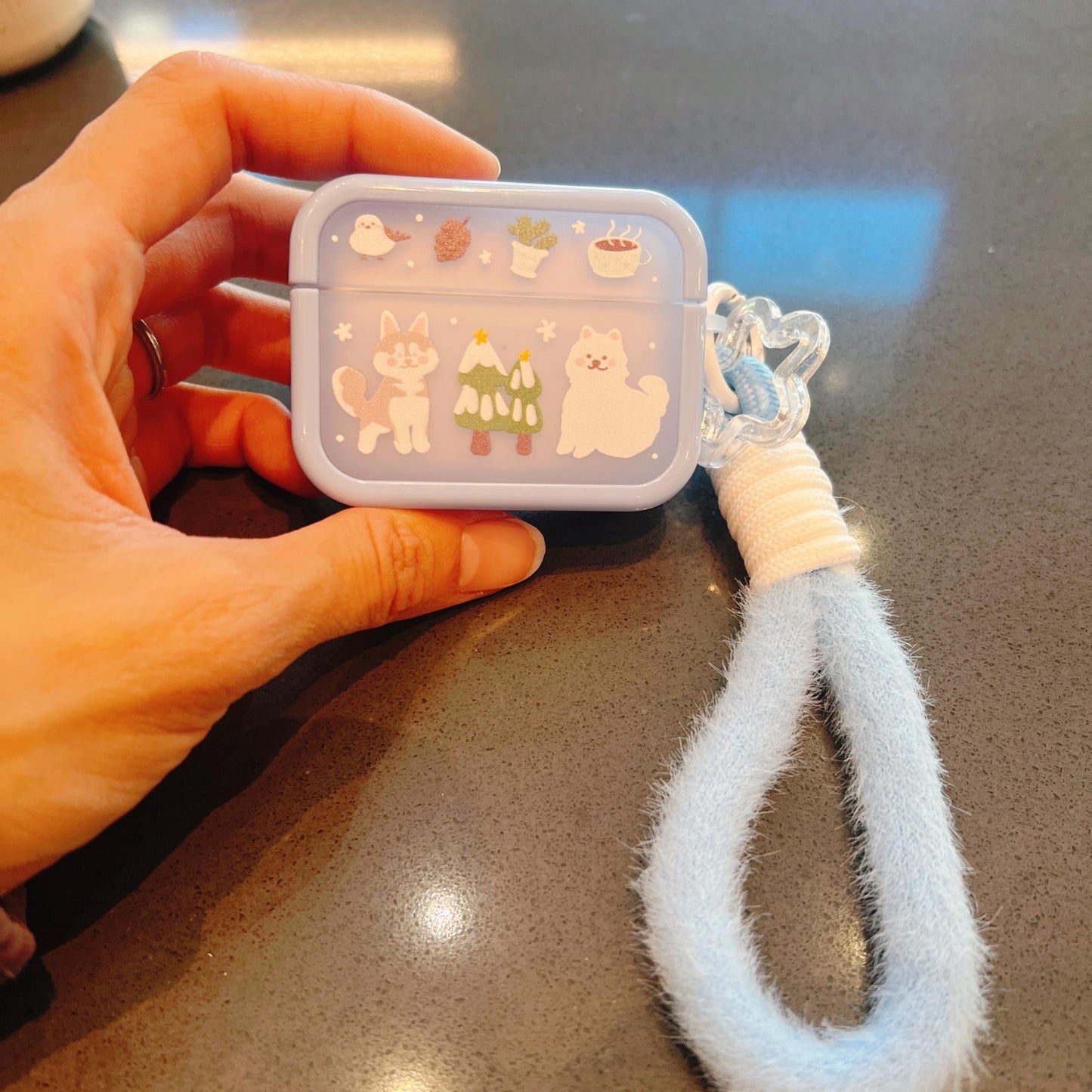 Winter Sled Dogs Cute Case for AirPods