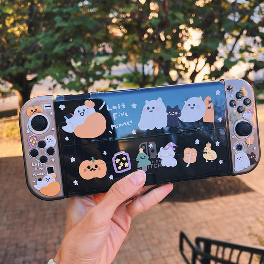Halloween Gaming Ghost Case for Nintendo Switch 2, Switch and Switch OLED