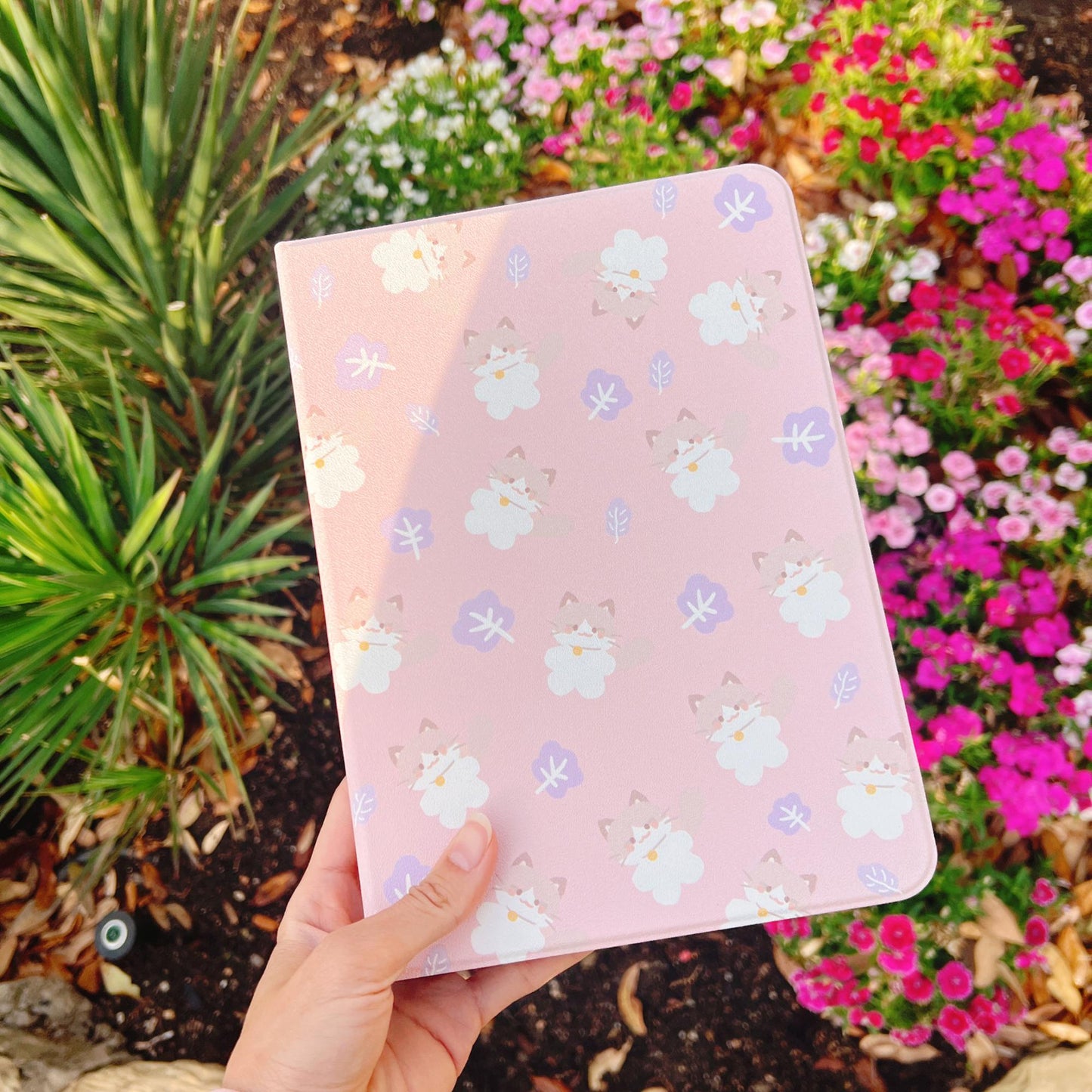 Rabbit Cat Prints Case for iPad and Kindle