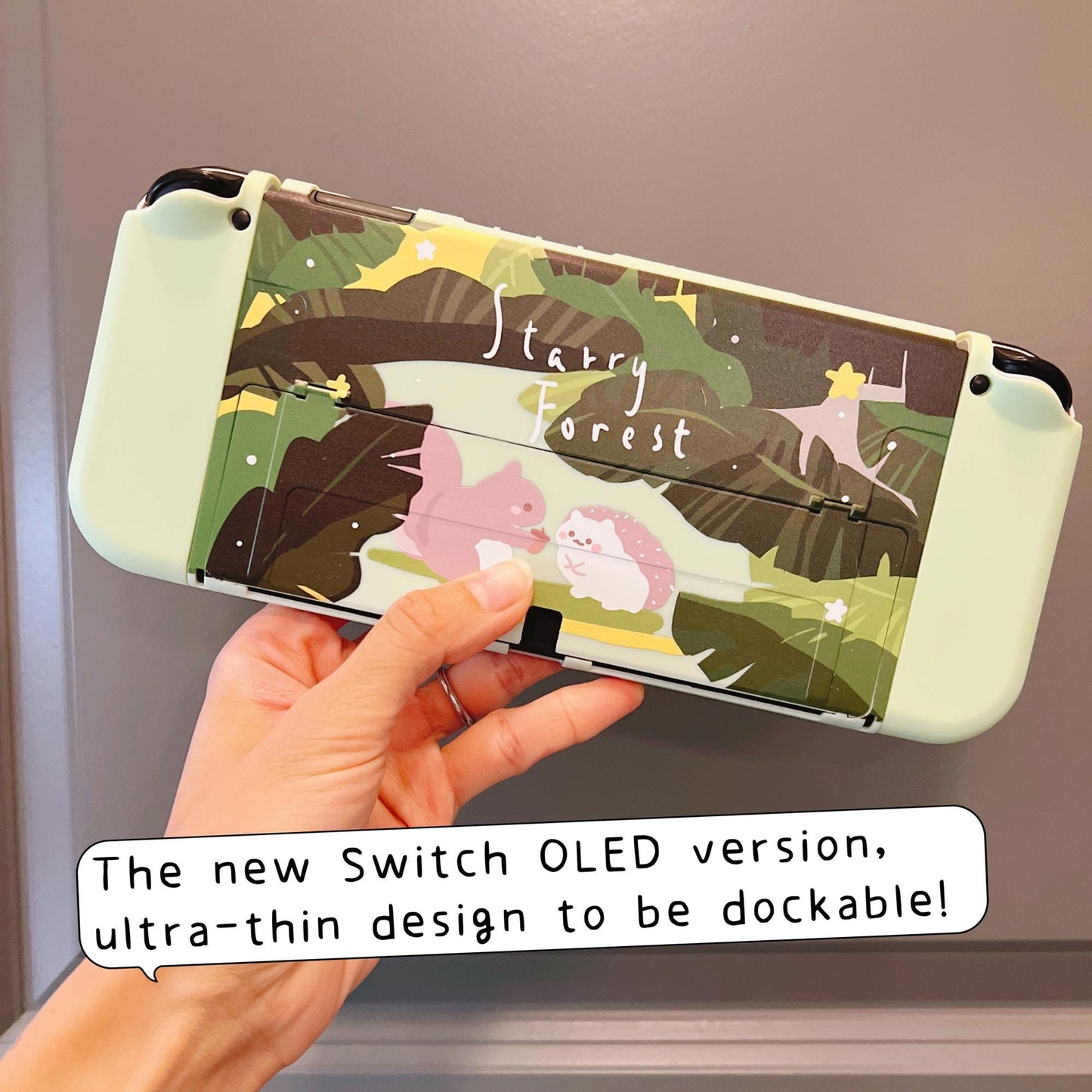 Hedgehog and Squirrel Case for Nintendo Switch 2, Switch, Switch OLED and Lite