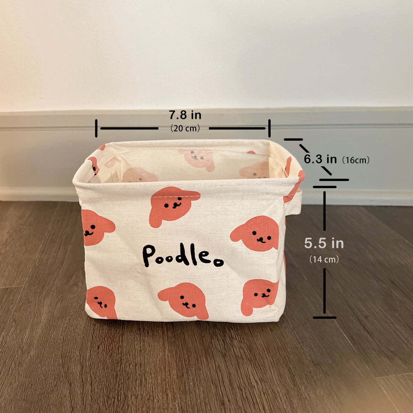 Poodle Bichon Frises Laundry Storage Basket