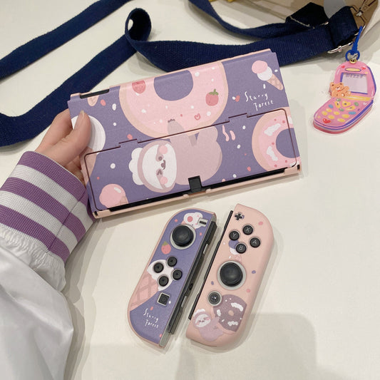 Sloth Doughnut Case for Nintendo Switch Oled, Switch and Lite