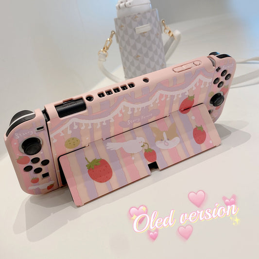 Strawberry Corgi Case for Nintendo Switch 2, Switch, Switch Oled and Lite