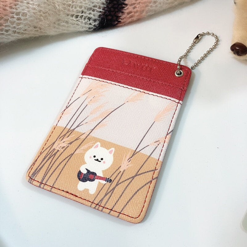 Cute Dogs Wallet Mini Card Holder