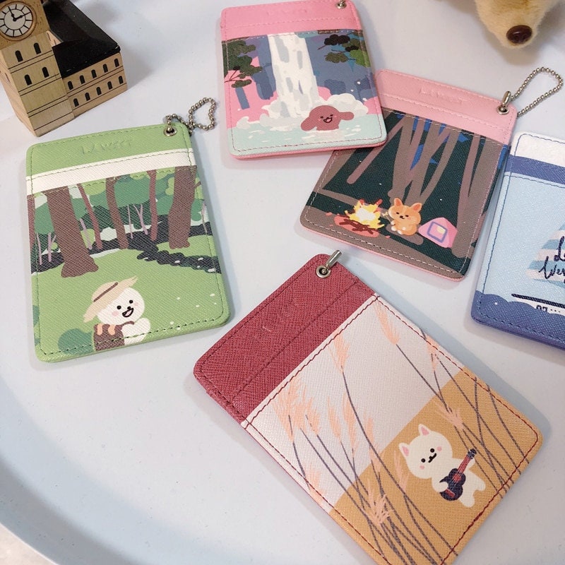 Cute Dogs Wallet Mini Card Holder
