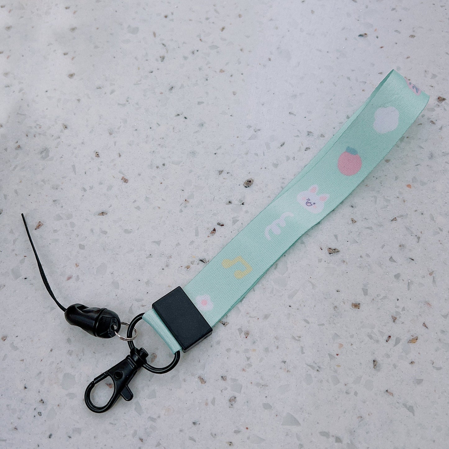 Mint Bunny Cat Lanyard