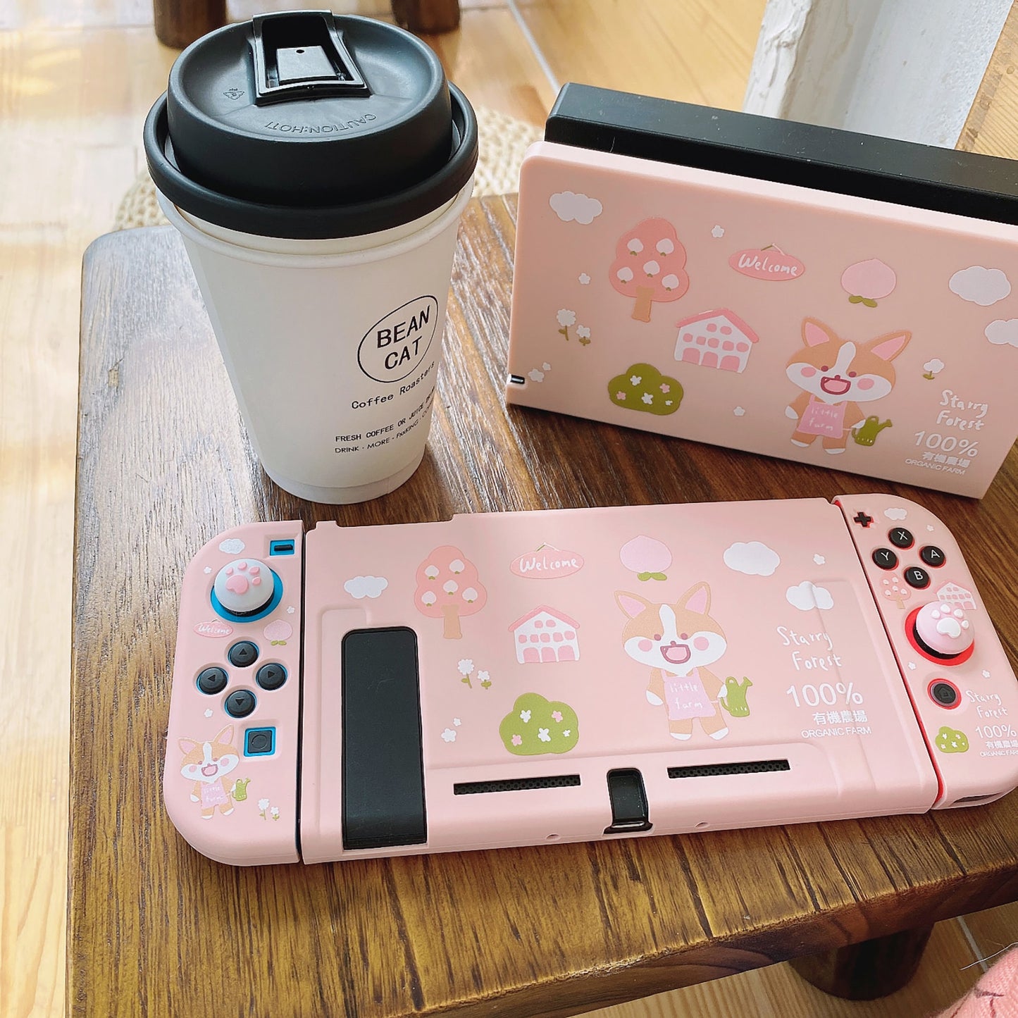 Corgi Farm Case for Nintendo Switch OLED, Switch and Lite