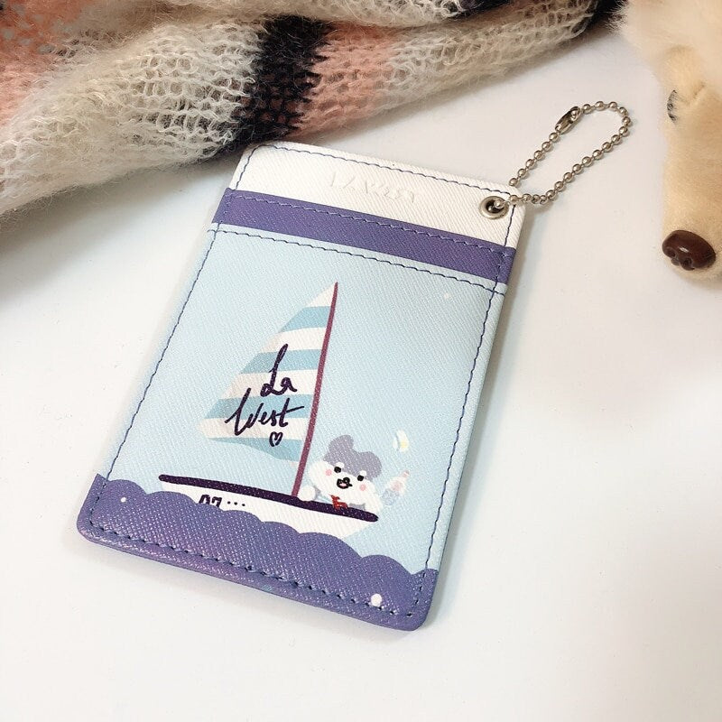 Cute Dogs Wallet Mini Card Holder