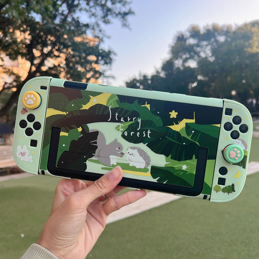 Hedgehog and Squirrel Case for Nintendo Switch 2, Switch, Switch OLED and Lite