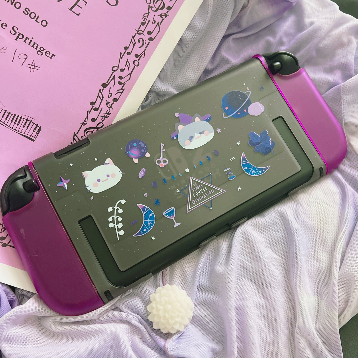 Cat Divination Case for Nintendo Switch 2, Switch and Switch Oled