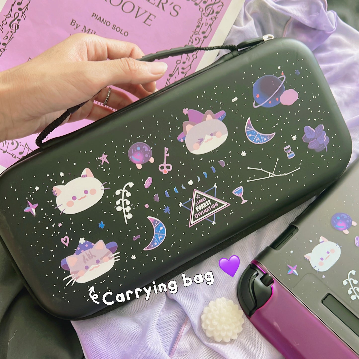 Cat Divination Case for Nintendo Switch 2, Switch and Switch Oled