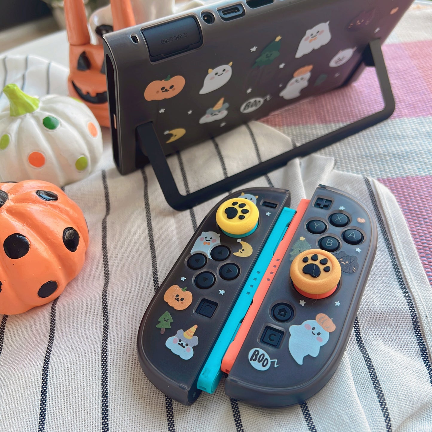 Halloween Pumpkin Ghosts Case for Nintendo Switch 2, Switch, Switch OLED and Lite