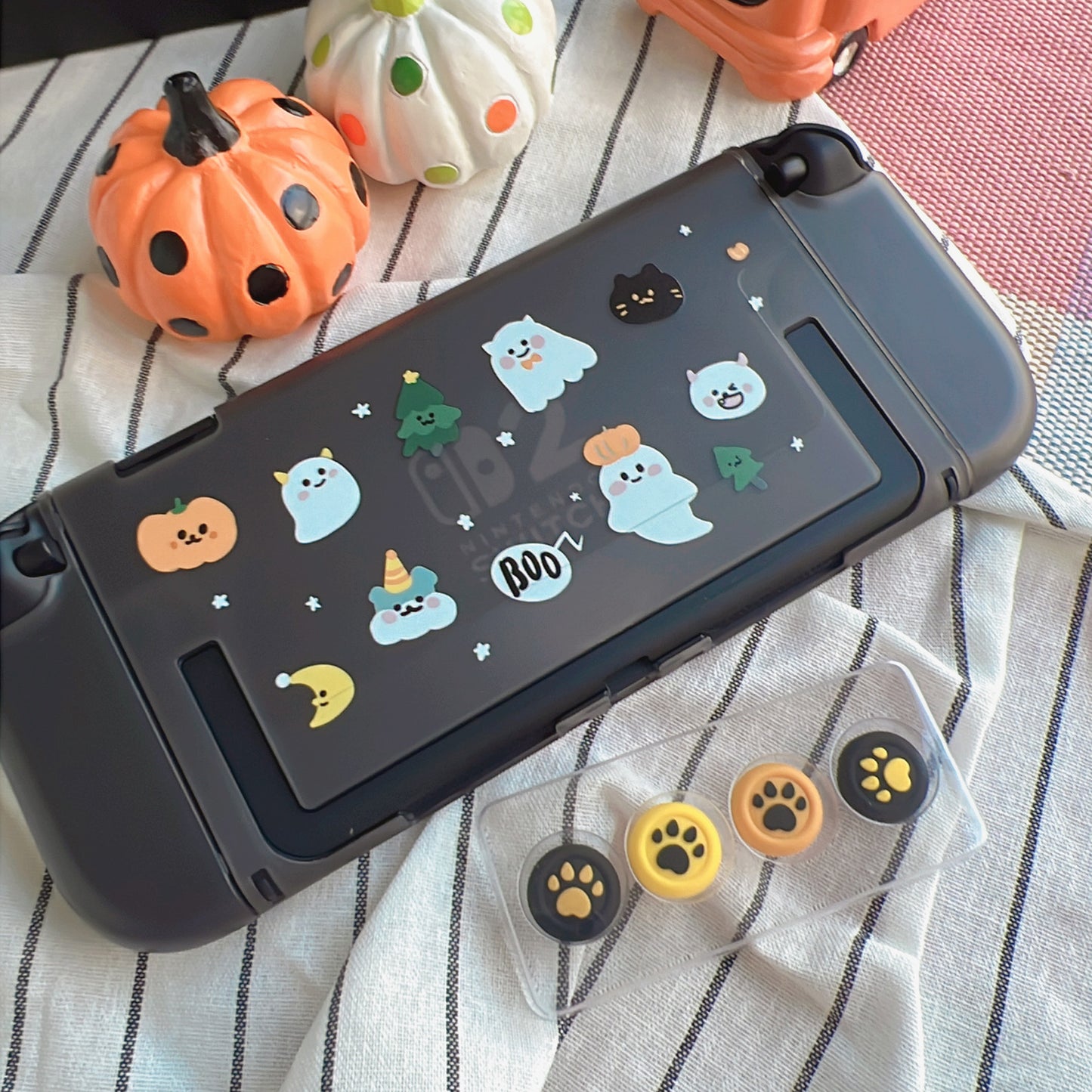 Halloween Pumpkin Ghosts Case for Nintendo Switch 2, Switch, Switch OLED and Lite