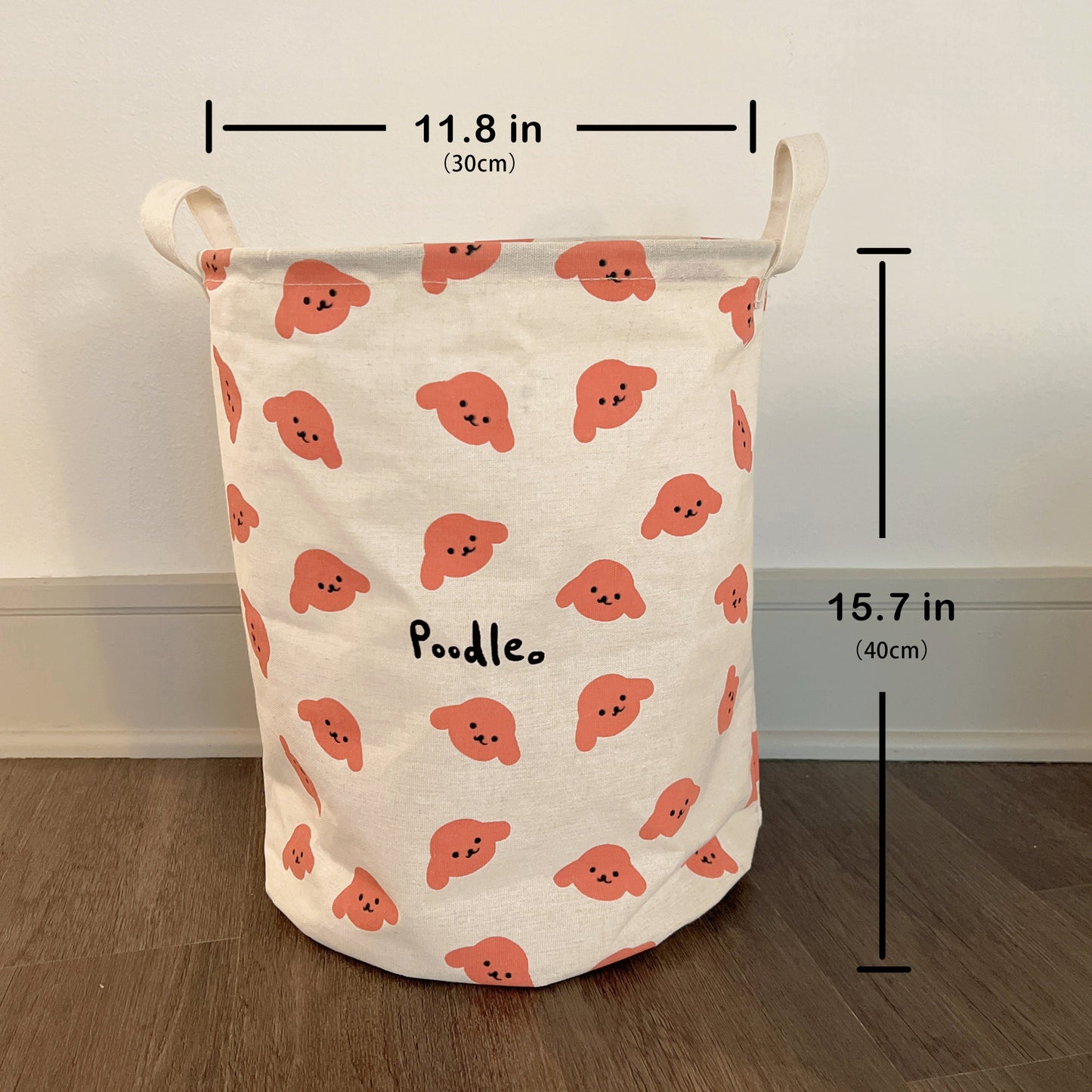 Poodle Bichon Frises Laundry Storage Basket