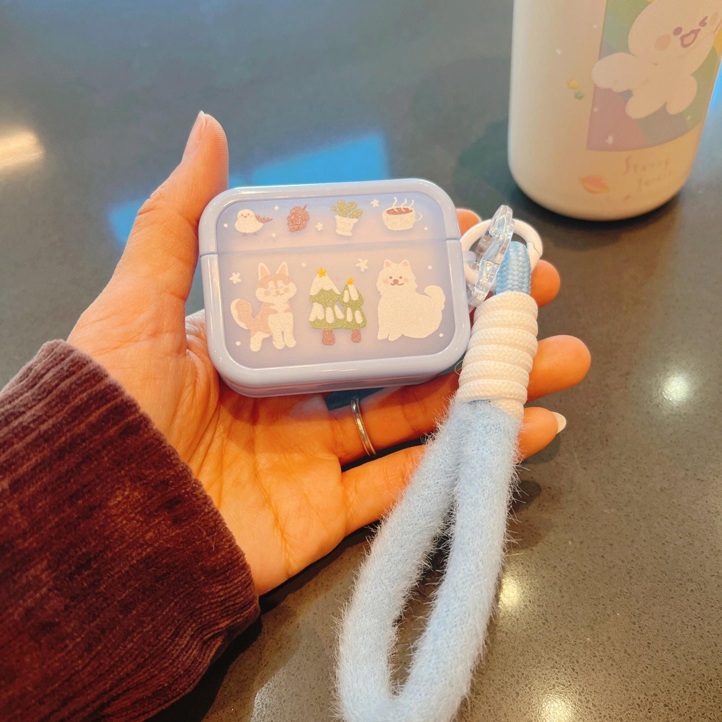 Winter Sled Dogs Cute Case for AirPods