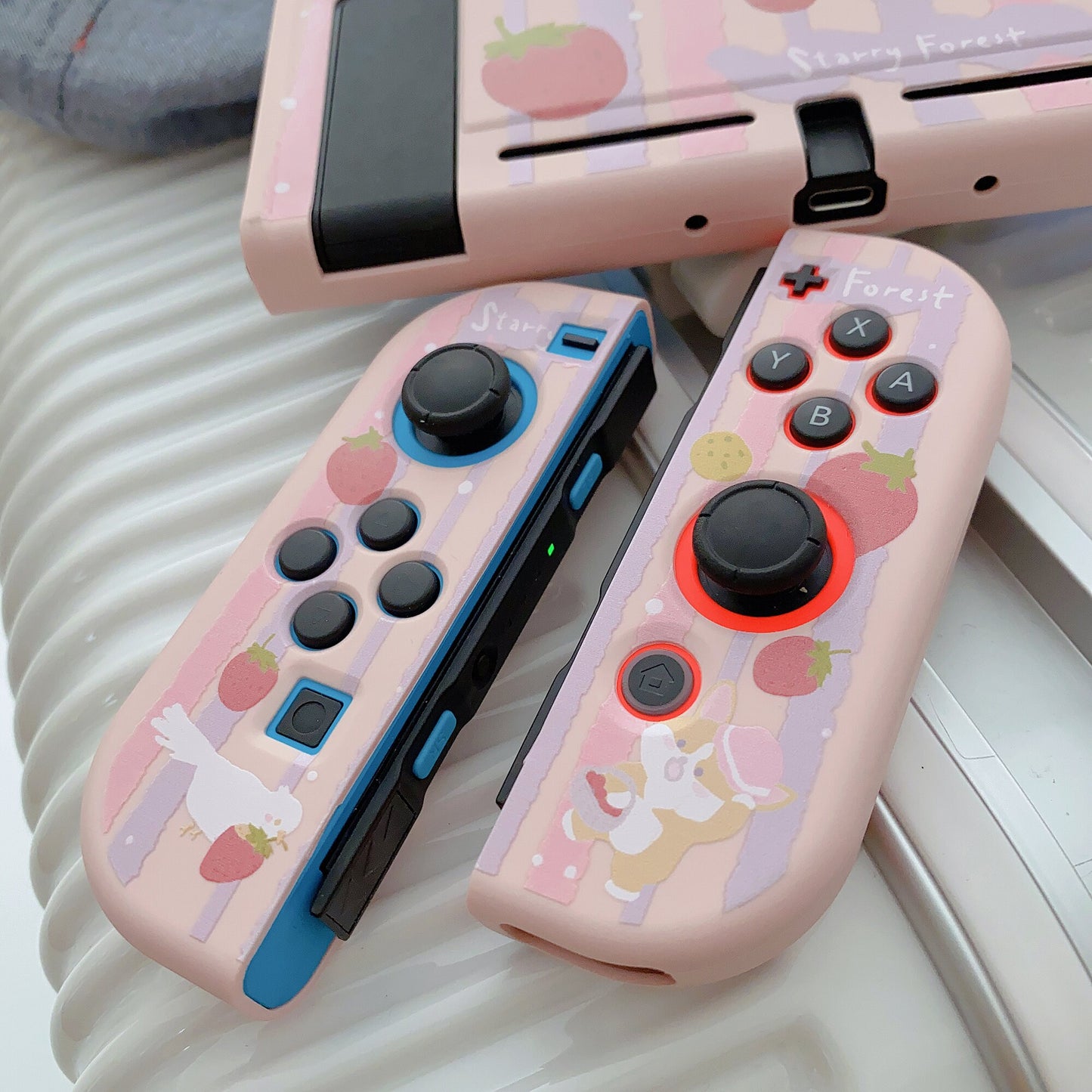 Strawberry Corgi Case for Nintendo Switch 2, Switch, Switch Oled and Lite