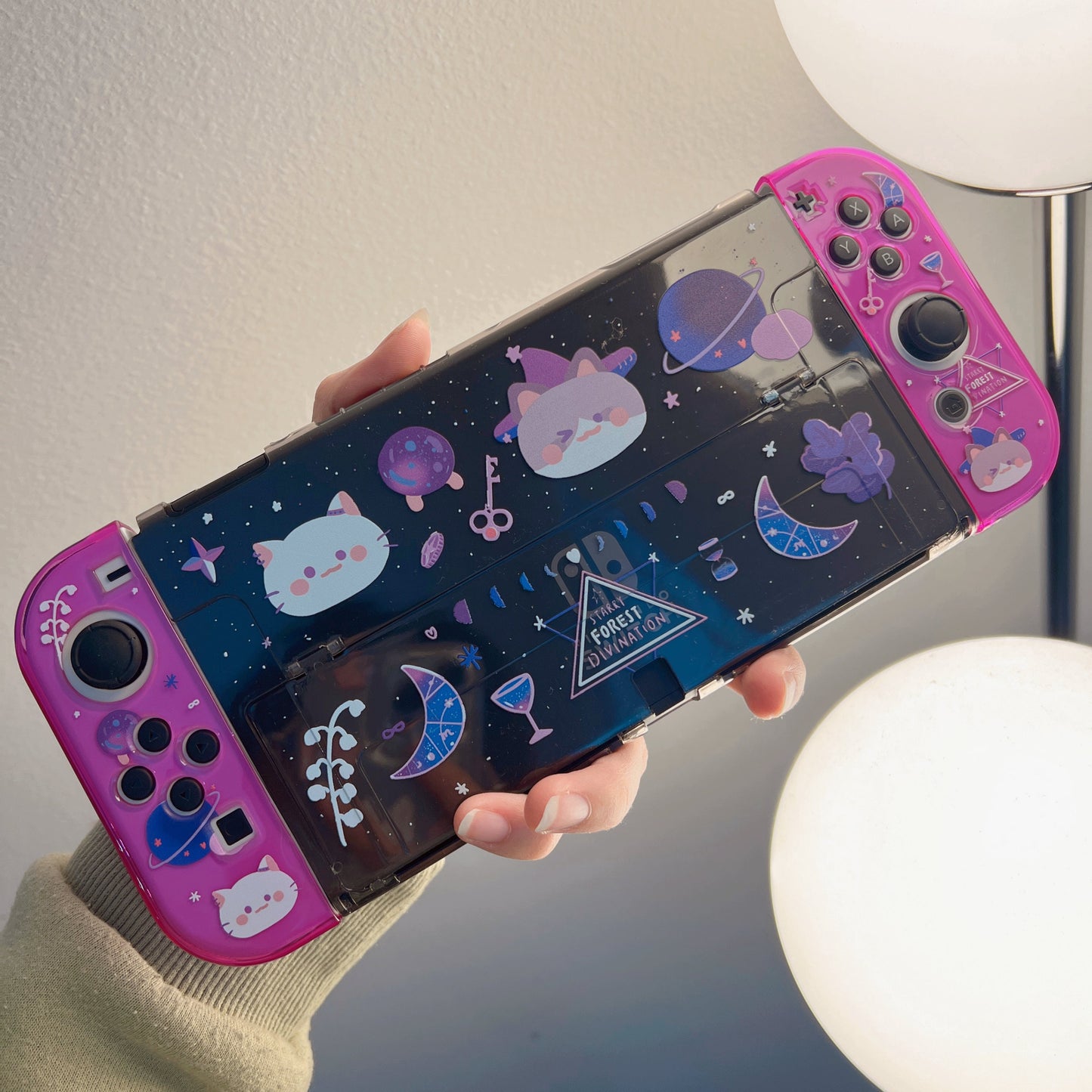 Cat Divination Case for Nintendo Switch 2, Switch and Switch Oled