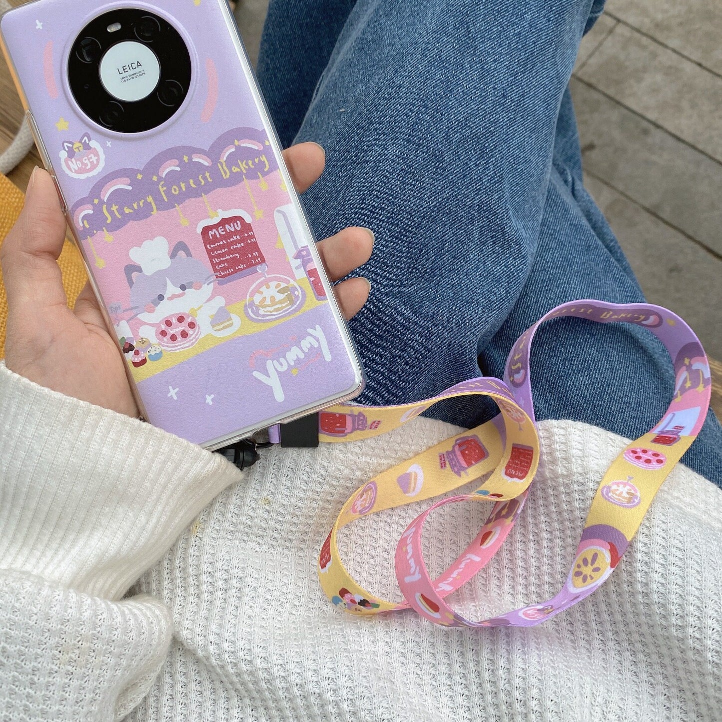 Cat Bakery Lanyard