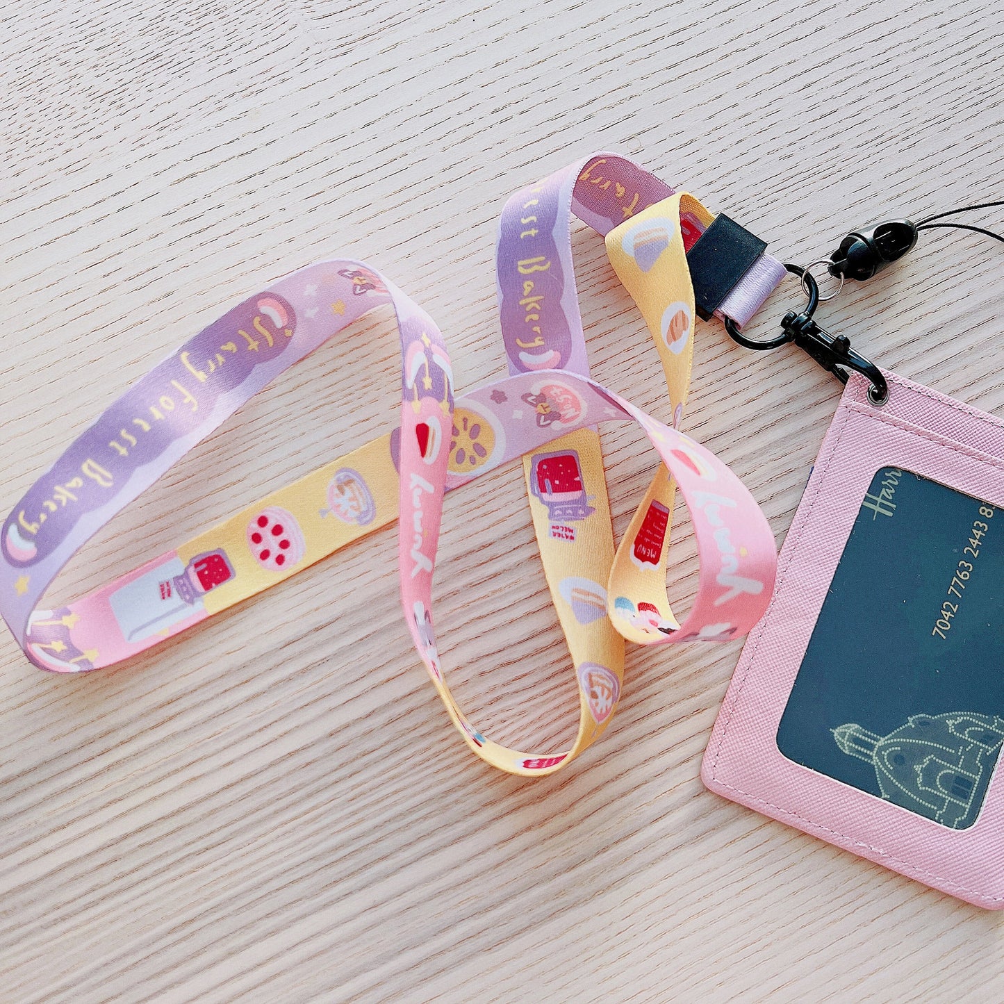 Cat Bakery Lanyard