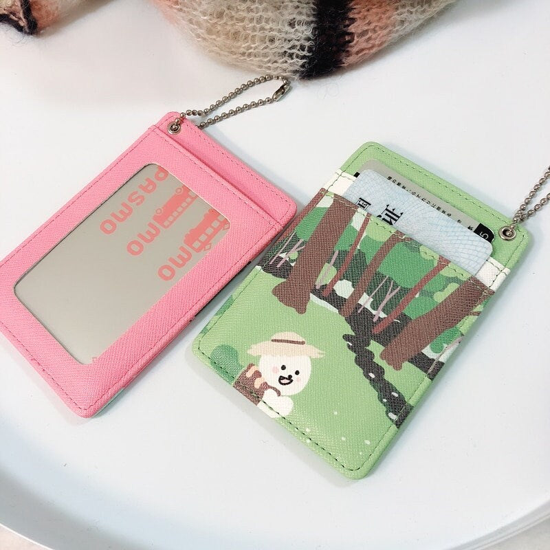 Cute Dogs Wallet Mini Card Holder