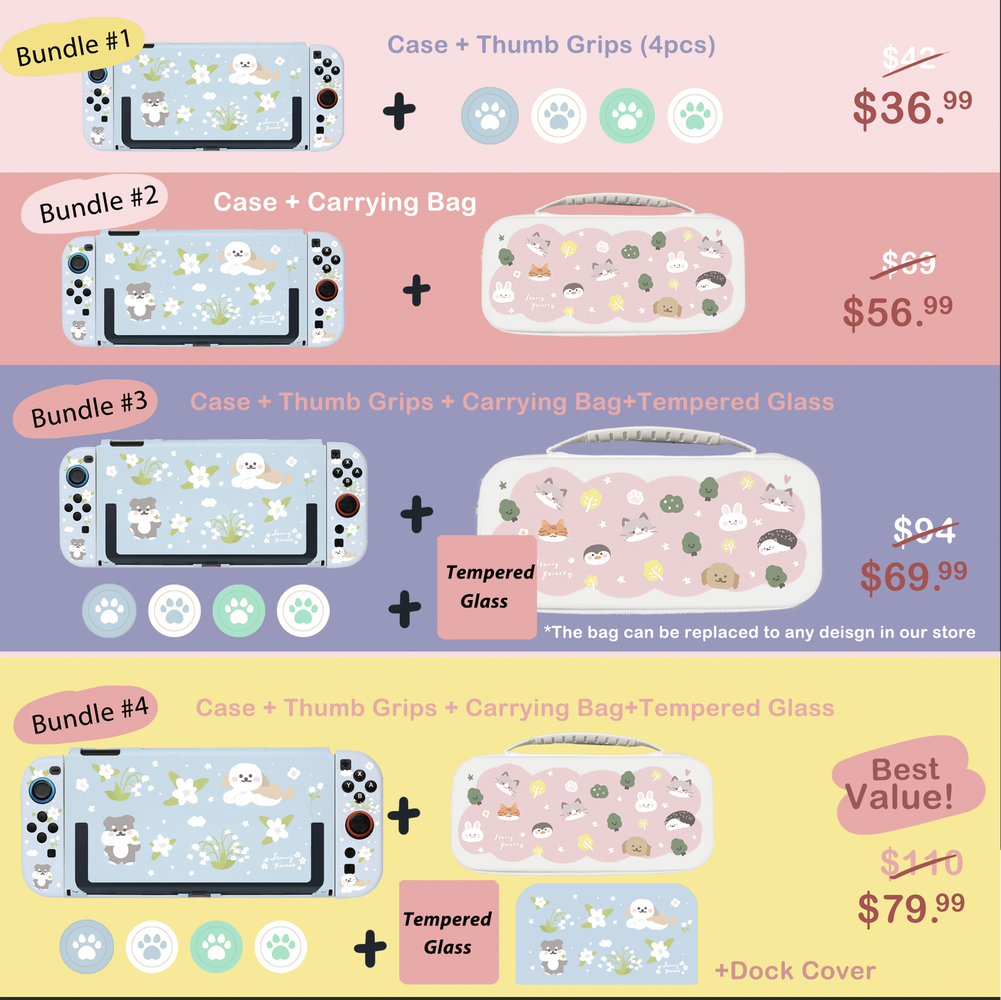Schnauzer Maltipoo Case for Nintendo Switch2, Switch Oled and regular switch