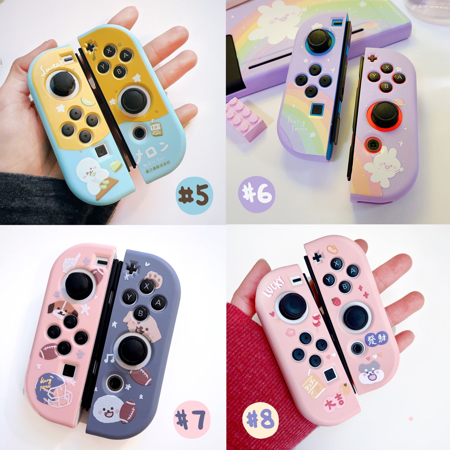 Soft Switch Joycon Covers
