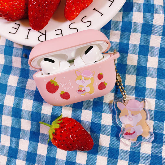 Strawberry Corgi Case for Airpods