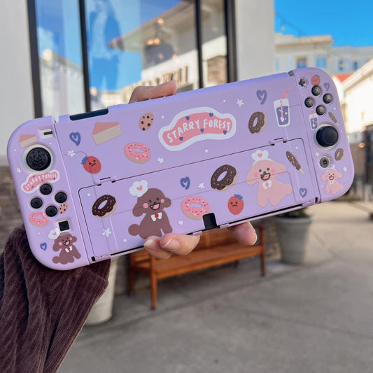 Poodle Bakery Case for Nintendo Switch, Switch OLED and Lite