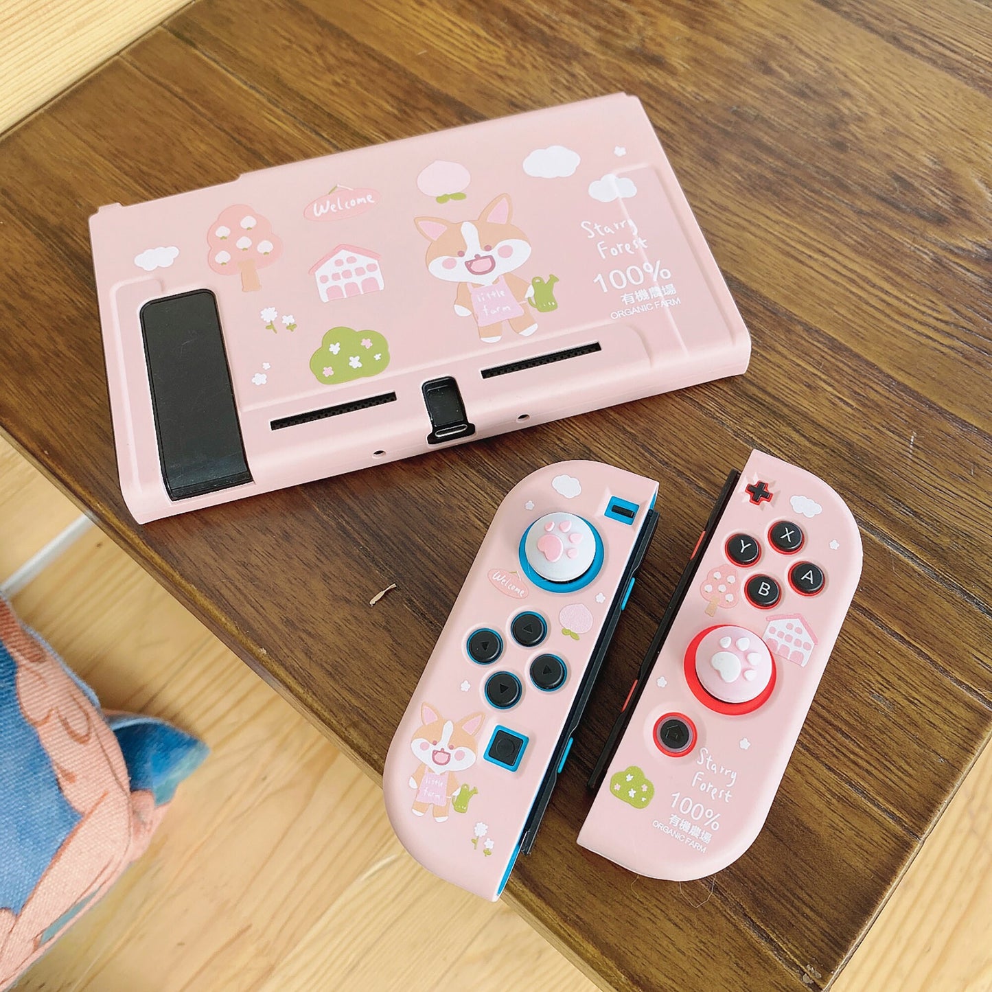 Corgi Farm Case for Nintendo Switch OLED, Switch and Lite
