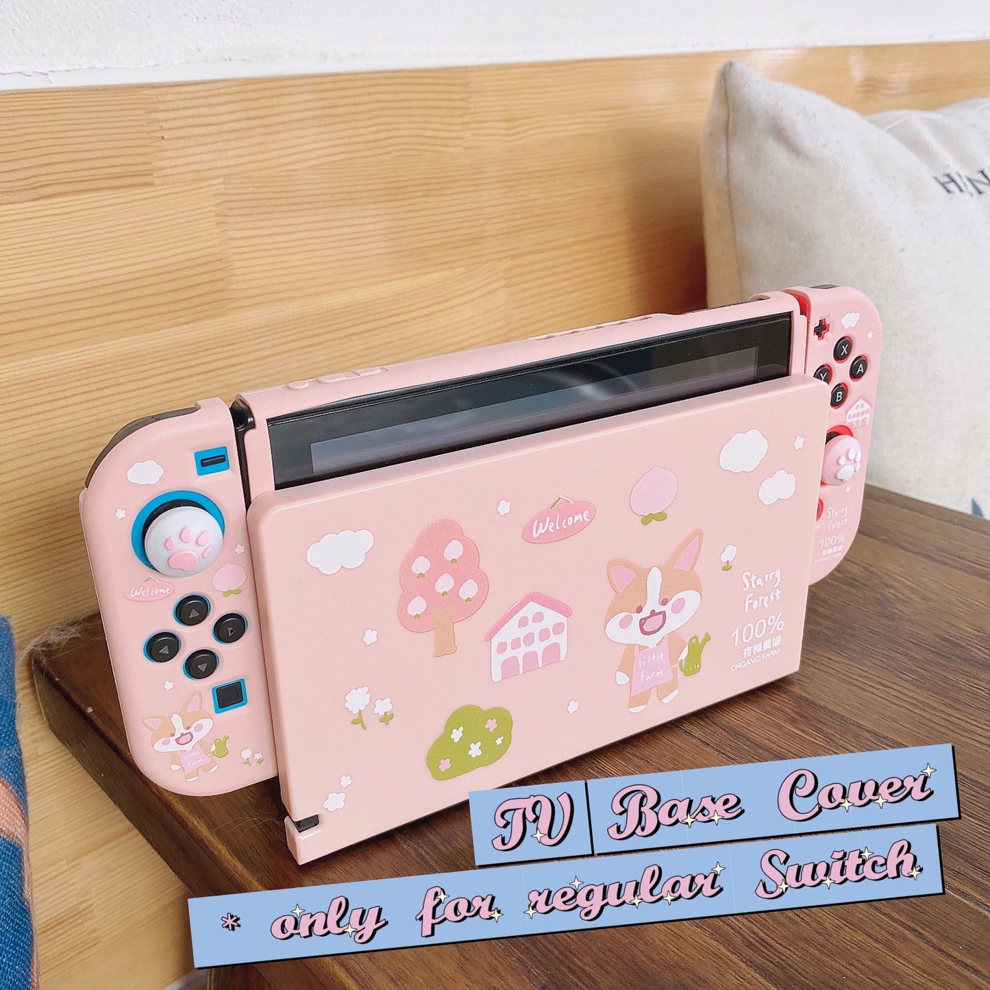 Corgi Farm Case for Nintendo Switch OLED, Switch and Lite