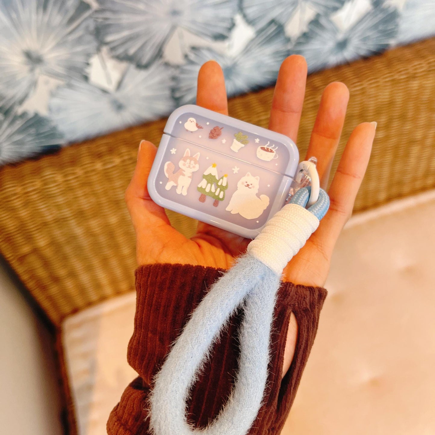 Winter Sled Dogs Cute Case for AirPods